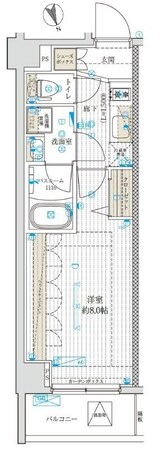ブライズ神楽坂DUEの物件間取画像